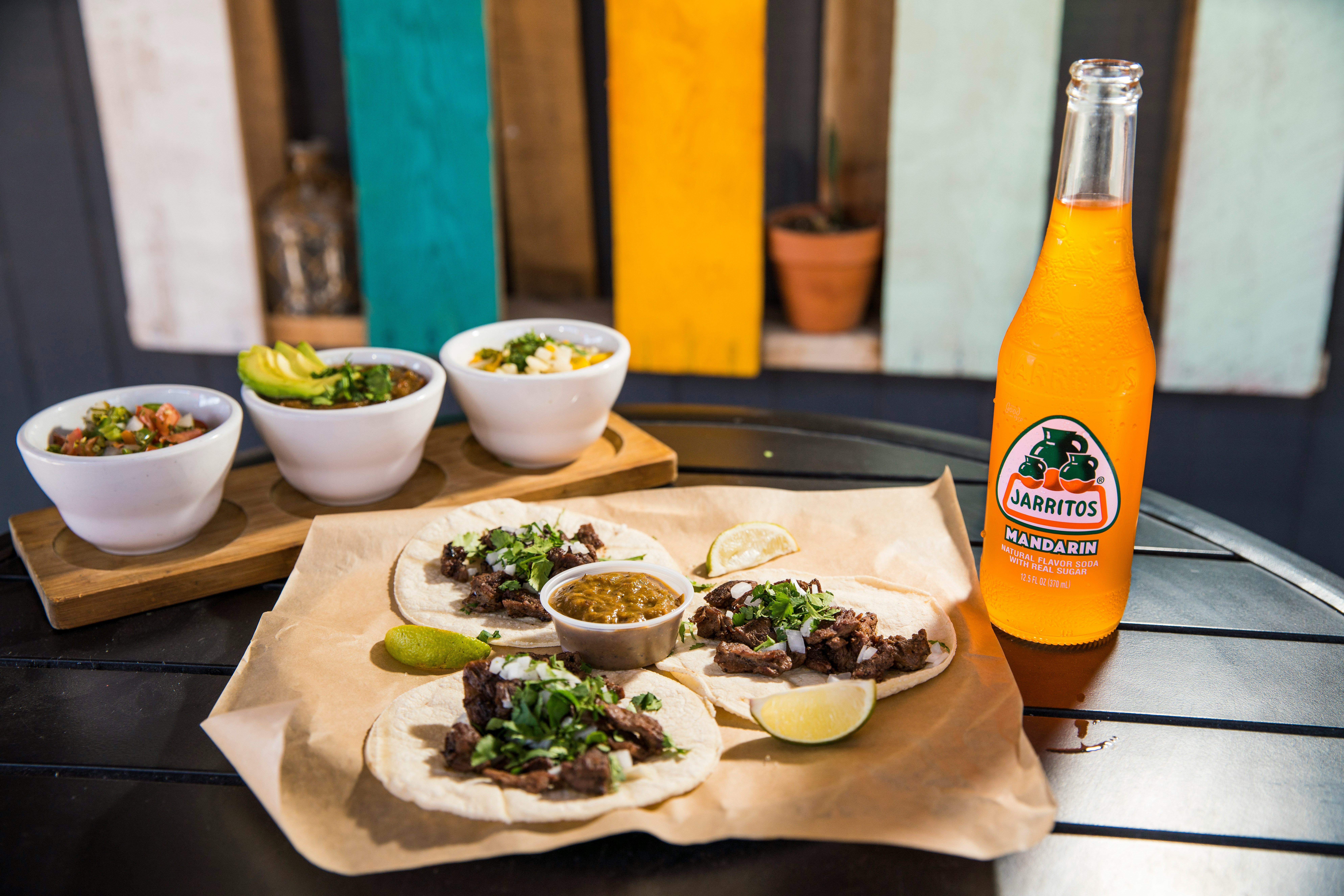 Soda and tacos